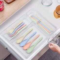 Aokyom Make-uporganizer, 18 Stuks, Kunststof Opbergdozen Voor Kantoor, Lades, Organizer, Lade-organizer, Doorzichtige Lade-inzet Voor Bureau, Keuken, Badkamer 10 Aokyom Make-uporganizer, 18 Stuks, Kunststof Opbergdozen Voor Kantoor, Lades, Organizer, Lade-organizer, Doorzichtige Lade-inzet Voor Bureau, Keuken, Badkamer -Cosmetica winkel 1200x1200 1061