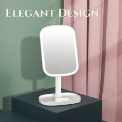 HighHome - Make Up Spiegel Met Led Verlichting - Inclusief 10x Spiegel - 3 Warmtes - 360 °C Draaibaar -Cosmetica winkel 1200x1200 1159