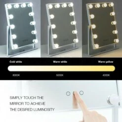 Bright Beauty Vanity Make Up Spiegel Met Verlichting - Wit - Dimbaar Met Drie Lichtstanden 8 Bright Beauty Vanity Make Up Spiegel Met Verlichting - Wit - Dimbaar Met Drie Lichtstanden -Cosmetica winkel 1200x1200 1211