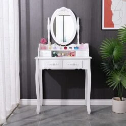 RJRoyal Living Princess Kaptafel Met Spiegel Make Up 11 RJRoyal Living Princess Kaptafel Met Spiegel Make Up -Cosmetica winkel 1200x1200 1234