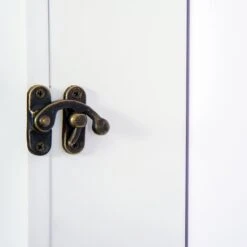 HOMCOM 2-in-1 Sieradenkast Wandspiegel Spiegelkast Sieraden Ladekast Spiegel 833-102WT -Cosmetica winkel 1200x1200 1241