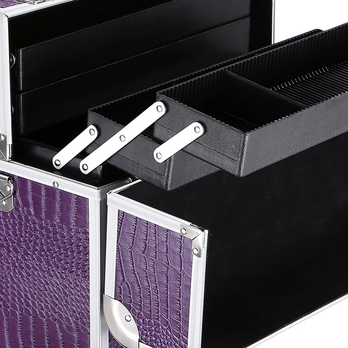 Beauty Koffer Deluxe - Cosmetica Koffer - Nagelstyliste Case - Pedicure - Make-up 2 Beauty Koffer Deluxe - Cosmetica Koffer - Nagelstyliste Case - Pedicure - Make-up - Afbeelding 2