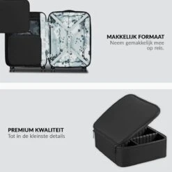 Cosmetica Koffer - Make-up Koffer Met Verstelbare Vakken - Visagie En Nagelstyliste Beauty Koffer - 26x23x9CM 24 Cosmetica Koffer - Make-up Koffer Met Verstelbare Vakken - Visagie En Nagelstyliste Beauty Koffer - 26x23x9CM -Cosmetica winkel 1200x1200 1277