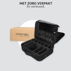 Cosmetica Koffer - Make-up Koffer Met Verstelbare Vakken - Visagie En Nagelstyliste Beauty Koffer - 37x27x13CM 16 Cosmetica Koffer - Make-up Koffer Met Verstelbare Vakken - Visagie En Nagelstyliste Beauty Koffer - 37x27x13CM -Cosmetica winkel 1200x1200 1302