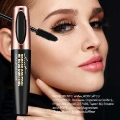 4D Fiber Waterproof Mascara - Zwart - Lange En Volle Wimpers -Cosmetica winkel 1200x1200 132