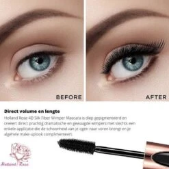 4D Fiber Waterproof Mascara - Zwart - Lange En Volle Wimpers -Cosmetica winkel 1200x1200 133