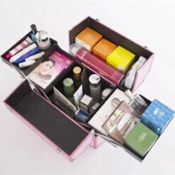 Confibel Make Up Koffer - Uitklapbaar - 5 Opbergbakken - Met Slot -Cosmetica winkel 1200x1200 1380