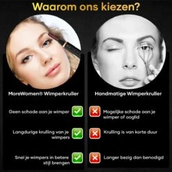 MoreWomen® Elektrische Wimperkruller - Wimperkruller - Verwarmd - Wimper Lift - Incl. Wimperborstel -Cosmetica winkel 1200x1200 1402