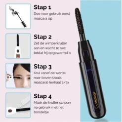 3-Delige Elektrische Wimperkruller Set – Incl. Wimperserum & Wimperborstel – Wimperlifting Set – Lash Lift – Lange, Gekrulde En Volle Wimpers – Eyelash Curler 11 3-Delige Elektrische Wimperkruller Set – Incl. Wimperserum & Wimperborstel – Wimperlifting Set – Lash Lift – Lange, Gekrulde En Volle Wimpers – Eyelash Curler -Cosmetica winkel 1200x1200 1409