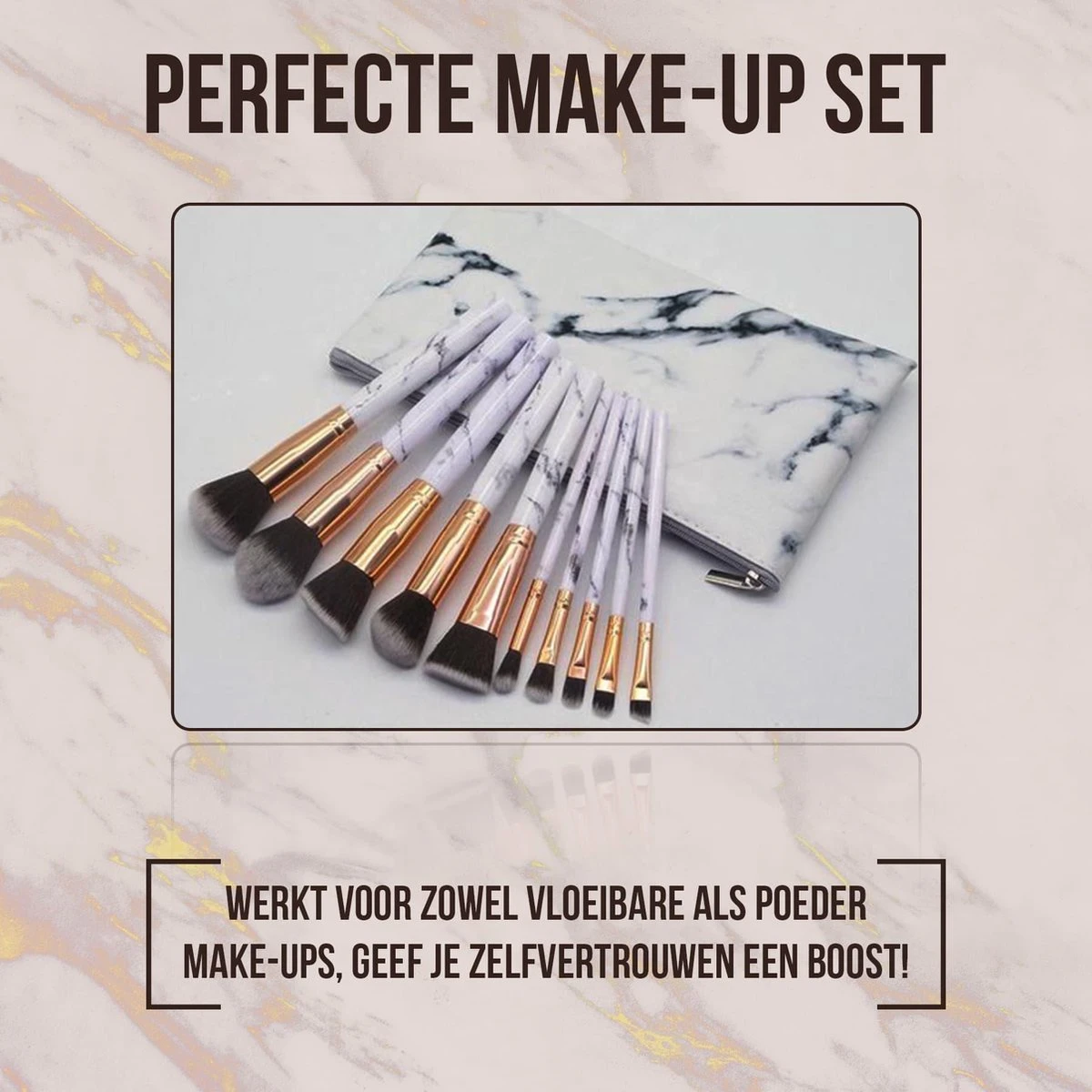 Luxe Make Up Kwasten Set - Make Up Brush - Oogschaduw – Beauty - Foundation Kwast - Poederkwast - Brush - Make Up - Cosmetica - Kwasten Set – Make Up Etui - Make Up Penselen Set – Make Up Set 6 Luxe Make Up Kwasten Set - Make Up Brush - Oogschaduw – Beauty - Foundation Kwast - Poederkwast - Brush - Make Up - Cosmetica - Kwasten Set – Make Up Etui - Make Up Penselen Set – Make Up Set - Afbeelding 6