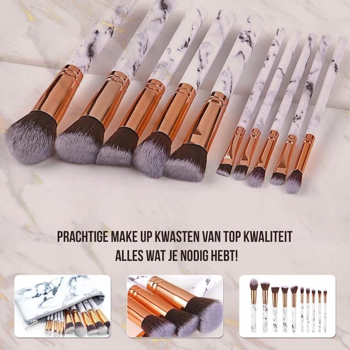 Luxe Make Up Kwasten Set - Make Up Brush - Oogschaduw – Beauty - Foundation Kwast - Poederkwast - Brush - Make Up - Cosmetica - Kwasten Set – Make Up Etui - Make Up Penselen Set – Make Up Set 11 Luxe Make Up Kwasten Set - Make Up Brush - Oogschaduw – Beauty - Foundation Kwast - Poederkwast - Brush - Make Up - Cosmetica - Kwasten Set – Make Up Etui - Make Up Penselen Set – Make Up Set - Afbeelding 11