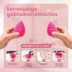 Beauty Blender - Make-up Sponsjes - Spons - 6 Stuks - Zacht & Perfecte Vorm! 10 Beauty Blender - Make-up Sponsjes - Spons - 6 Stuks - Zacht & Perfecte Vorm! -Cosmetica winkel 1200x1200 1453