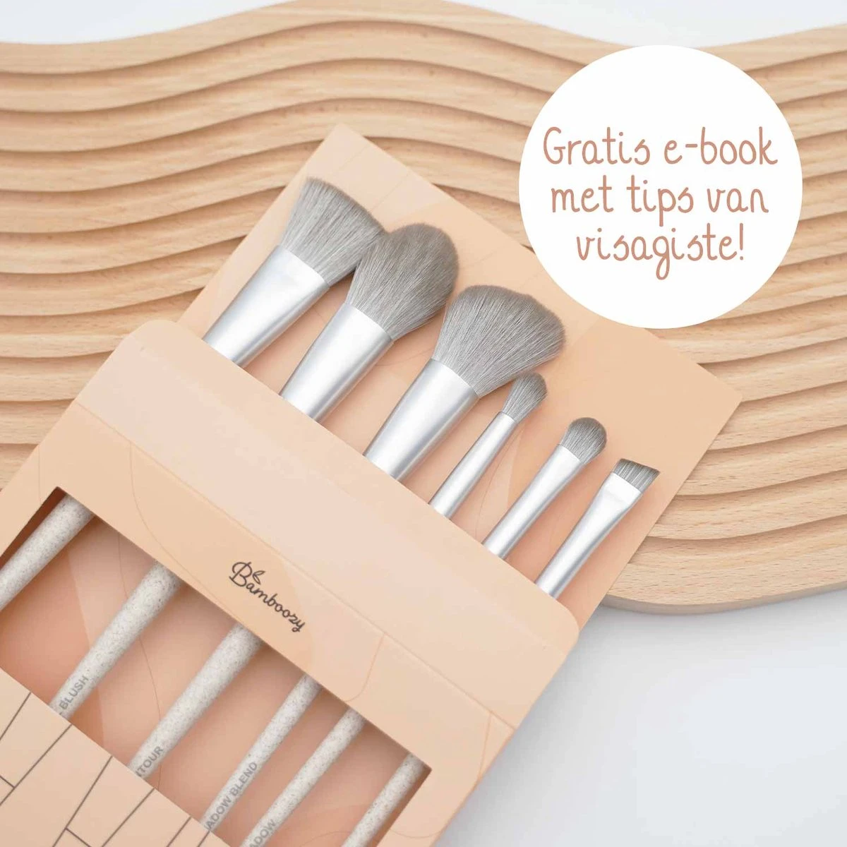 Bamboozy Makeup Kwasten Set Tarwestro - Make Up Brush Foundation Oogschaduw Poeder Kwast Brush Contour Eyeliner - 6 Stuks 3 Bamboozy Makeup Kwasten Set Tarwestro - Make Up Brush Foundation Oogschaduw Poeder Kwast Brush Contour Eyeliner - 6 Stuks - Afbeelding 3