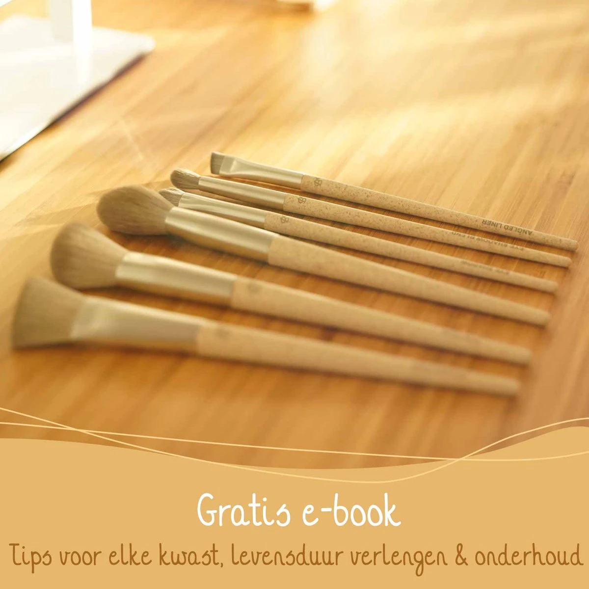 Bamboozy Makeup Kwasten Set Tarwestro - Make Up Brush Foundation Oogschaduw Poeder Kwast Brush Contour Eyeliner - 6 Stuks 6 Bamboozy Makeup Kwasten Set Tarwestro - Make Up Brush Foundation Oogschaduw Poeder Kwast Brush Contour Eyeliner - 6 Stuks - Afbeelding 6