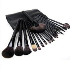 Femuniq Professionele Make-up Kwasten - Kwastenset - Zwart - 24 Stuks