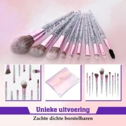 Make Up Kwasten Set - Make Up Brush - Oogschaduw - Foundation Kwast - Poeder Kwast - Brush - Make Up - Cosmetica - Kwasten Set – Make Up Tasje - 10 Stuks -Cosmetica winkel 1200x1200 1523