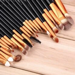Evvie 20-delige Make-up Kwasten Set - Goud Zwart 10 Evvie 20-delige Make-up Kwasten Set - Goud Zwart -Cosmetica winkel 1200x1200 1525