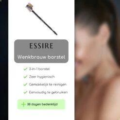 Essire Luxe Wenkbrauw Borstel - Wimperborstel - Wimperkam - 3-in-1 13 Essire Luxe Wenkbrauw Borstel - Wimperborstel - Wimperkam - 3-in-1 -Cosmetica winkel 1200x1200 1548