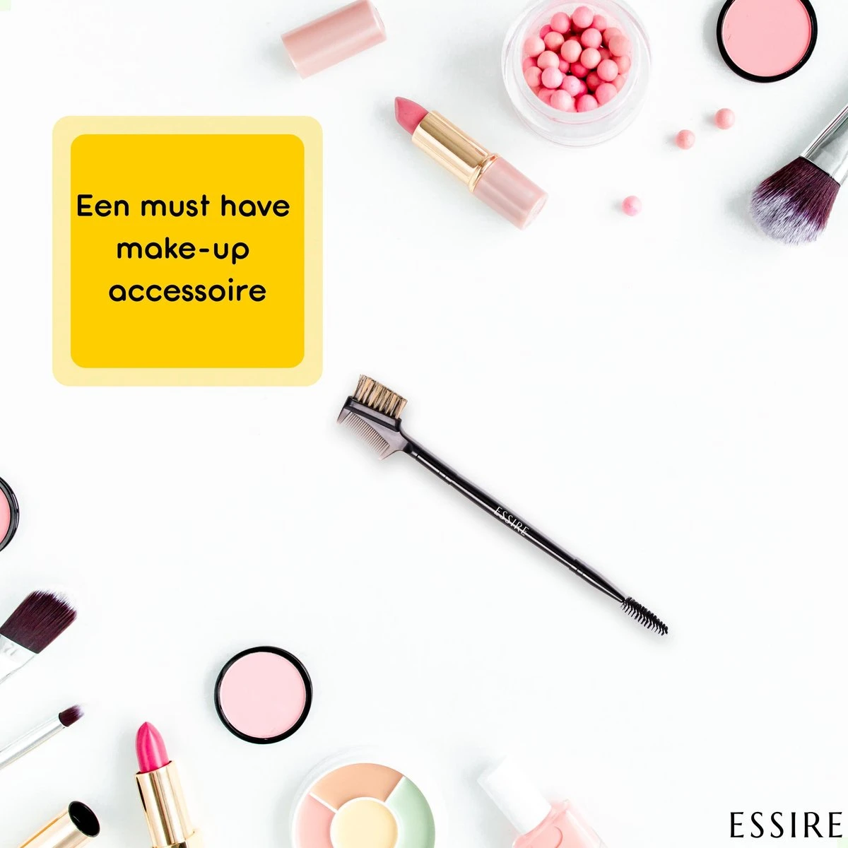 Essire Luxe Wenkbrauw Borstel - Wimperborstel - Wimperkam - 3-in-1 8 Essire Luxe Wenkbrauw Borstel - Wimperborstel - Wimperkam - 3-in-1 - Afbeelding 8