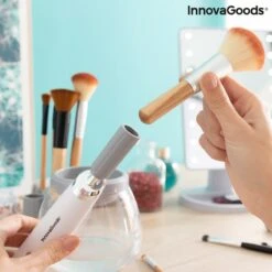 Innovagoods Luxe Make-up Kwastenreiniger - Elektrisch - Reinigen én Drogen - Draadloos - Make-up Borstels Schoonmaken 27 Innovagoods Luxe Make-up Kwastenreiniger - Elektrisch - Reinigen én Drogen - Draadloos - Make-up Borstels Schoonmaken -Cosmetica winkel 1200x1200 1588
