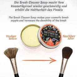 Professionele Vegan Kwastenreiniger Zeep, Cosmetica Kwast En Make-up Kwast, Zeep Van Tritart 100 G + Hart Reiniger -Cosmetica winkel 1200x1200 1600