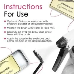 Marie-José & Co Brow Soap - Wenkbrauw Styling Zeep / Gel - Kleurloos 13 Marie-José & Co Brow Soap - Wenkbrauw Styling Zeep / Gel - Kleurloos -Cosmetica winkel 1200x1200 1655