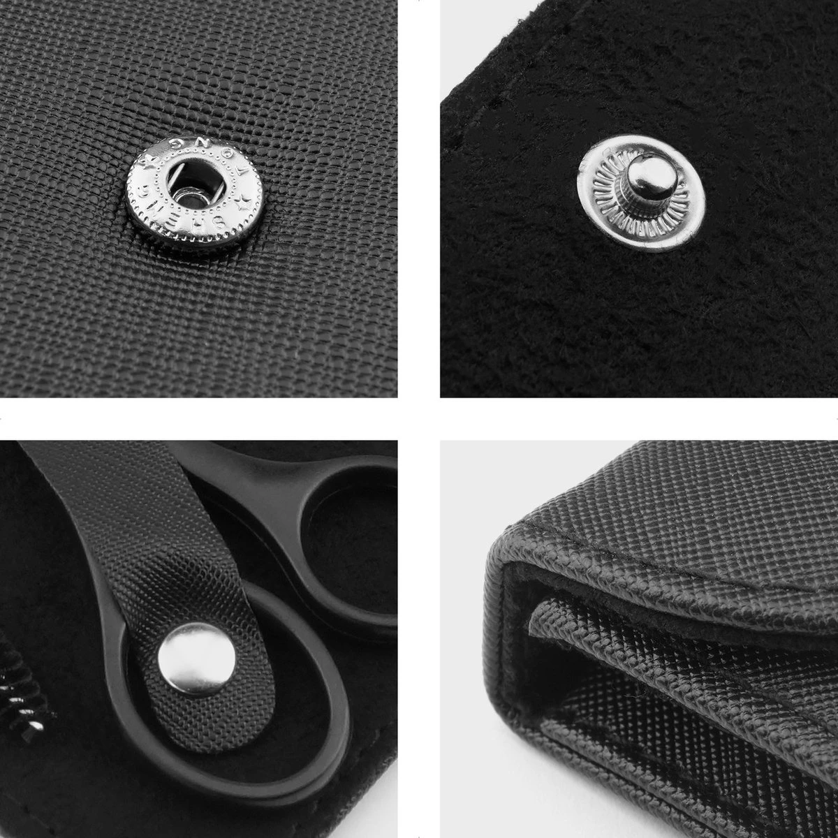 Wenkbrauw Trimmer Set - 8-delig – Met Epileer Pincet, 2x Wenkbrauw Schaartje, 2x Wenkbrauwmesje, Wenkbrauw Borstel, Wenkbrauwpotlood, Spoolie – In Stevige Etui - Zwart 8 Wenkbrauw Trimmer Set - 8-delig – Met Epileer Pincet, 2x Wenkbrauw Schaartje, 2x Wenkbrauwmesje, Wenkbrauw Borstel, Wenkbrauwpotlood, Spoolie – In Stevige Etui - Zwart - Afbeelding 8