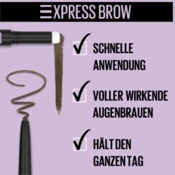 Maybelline Express Brow Duo Wenkbrauwpotlood - 05 Black Brown -Cosmetica winkel 1200x1200 1709