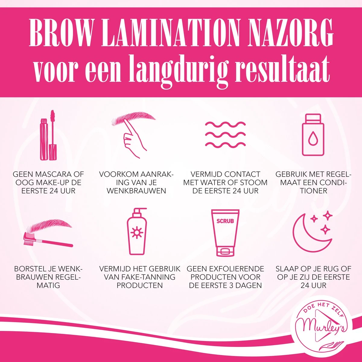 MURLEY'S Brow Lamination Kit - Brow Lift - Starterkit - Wenkbrauwlifting Set - Langdurig Perfecte Wenkbrauwen 9 MURLEY'S Brow Lamination Kit - Brow Lift - Starterkit - Wenkbrauwlifting Set - Langdurig Perfecte Wenkbrauwen - Afbeelding 9