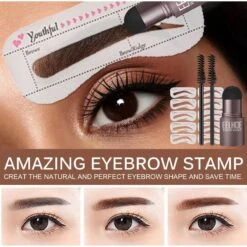 EverToys Wenkbrauw Stempel - Plus Poeder - Eye Brow Stamp - Kit - Trimmer - Potlood - Lash Lift - Stick - Potlood - Set - Bruin -Cosmetica winkel 1200x1200 1862
