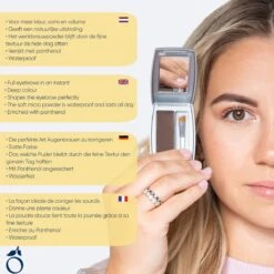 Herome Eye Care Wenkbrauw Poeder Zwart - Compact Brow Powder Nearly Black - Waterproof Verrijkt Met Panthenol - Volumineuze Wenkbrauwen In Een Handomdraai -Cosmetica winkel 1200x1200 1864