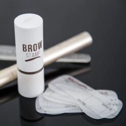 ProductPlanet Premium Wenkbrauw Stempel - Wenkbrauw Sjabloon - Wenkbrauwstempel - Brow Stamp - 10 Sjablonen - Borsteltje - Herbruikbaar - Waterdicht - Cadeau Voor Haar - Zwart -Cosmetica winkel 1200x1200 1901