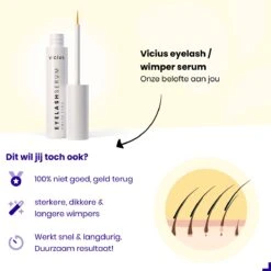 Wimperserum Van Vicius - Eyelash Serum Voor Wimper Groei - Vollere En Langere Wimpers - 5ML 14 Wimperserum Van Vicius - Eyelash Serum Voor Wimper Groei - Vollere En Langere Wimpers - 5ML -Cosmetica winkel 1200x1200 210