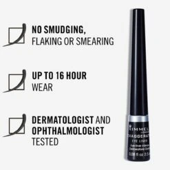 Rimmel London Exaggerate Eyeliner - 01 Black -Cosmetica winkel 1200x1200 307