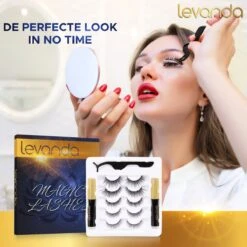 Nep Wimpers Met Magnetische Eyeliner Zwart - Wimperextensions Magnetic Lashes - Valse Wimpers Magneet Potlood En Applicator -Cosmetica winkel 1200x1200 383