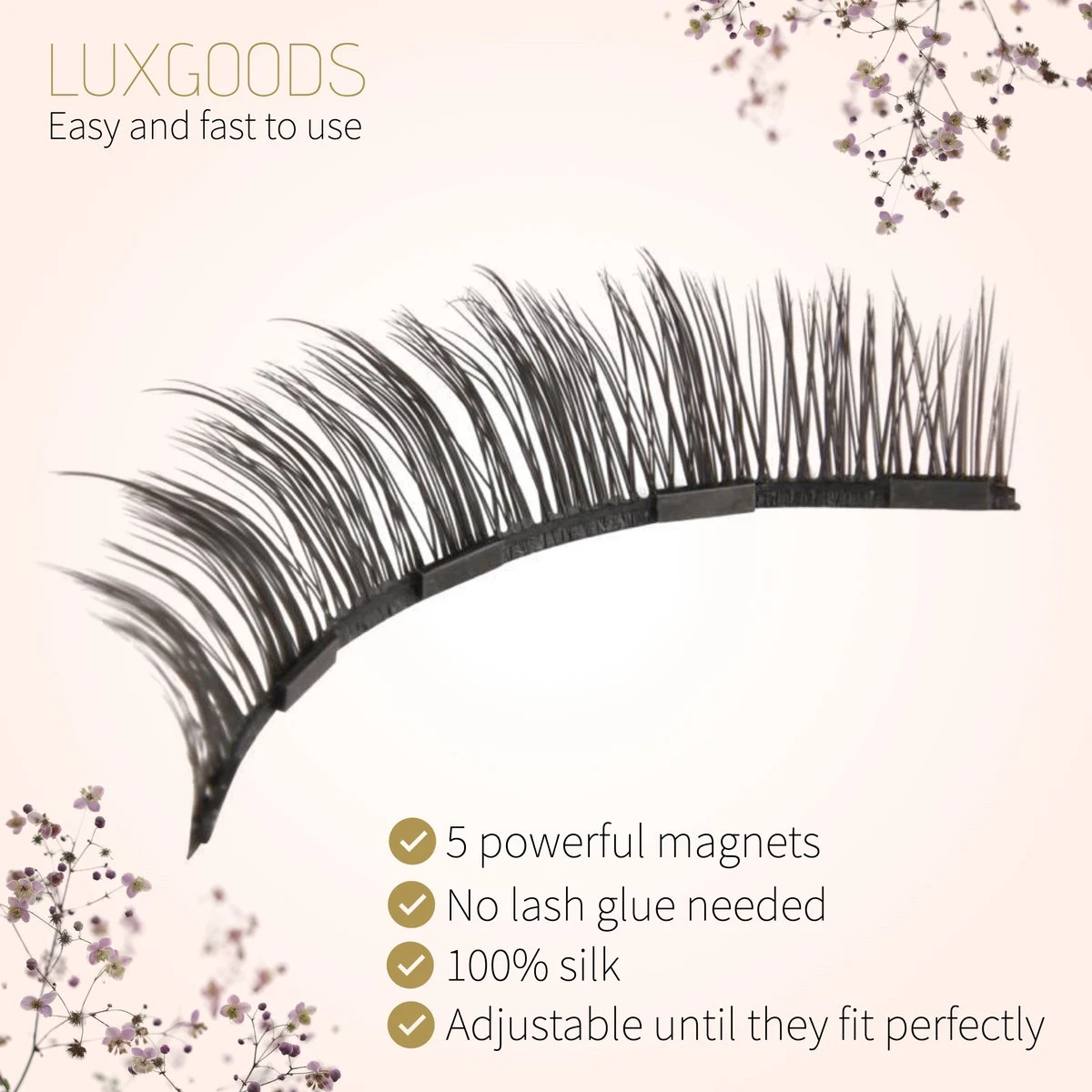 Luxgoods Magnetische Wimpers - Wimperset 3 Paar+ 1 Flesjes Eyeliner+ 1 Pencet - Herbruikbaar-magneet Wimpers -lashes-magnetic Lashes 3 Luxgoods Magnetische Wimpers - Wimperset 3 Paar+ 1 Flesjes Eyeliner+ 1 Pencet - Herbruikbaar-magneet Wimpers -lashes-magnetic Lashes - Afbeelding 3