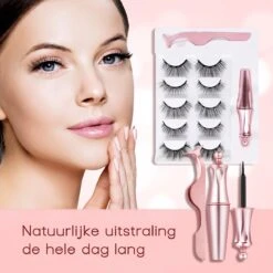 Merkloos La Liva Magnetische Wimpers - Inclusief Eyeliner En Wimper Pincet - 5 Magneetjes - Wimperextentions - Wimperlifting Set - Lash Lift -Cosmetica winkel 1200x1200 396