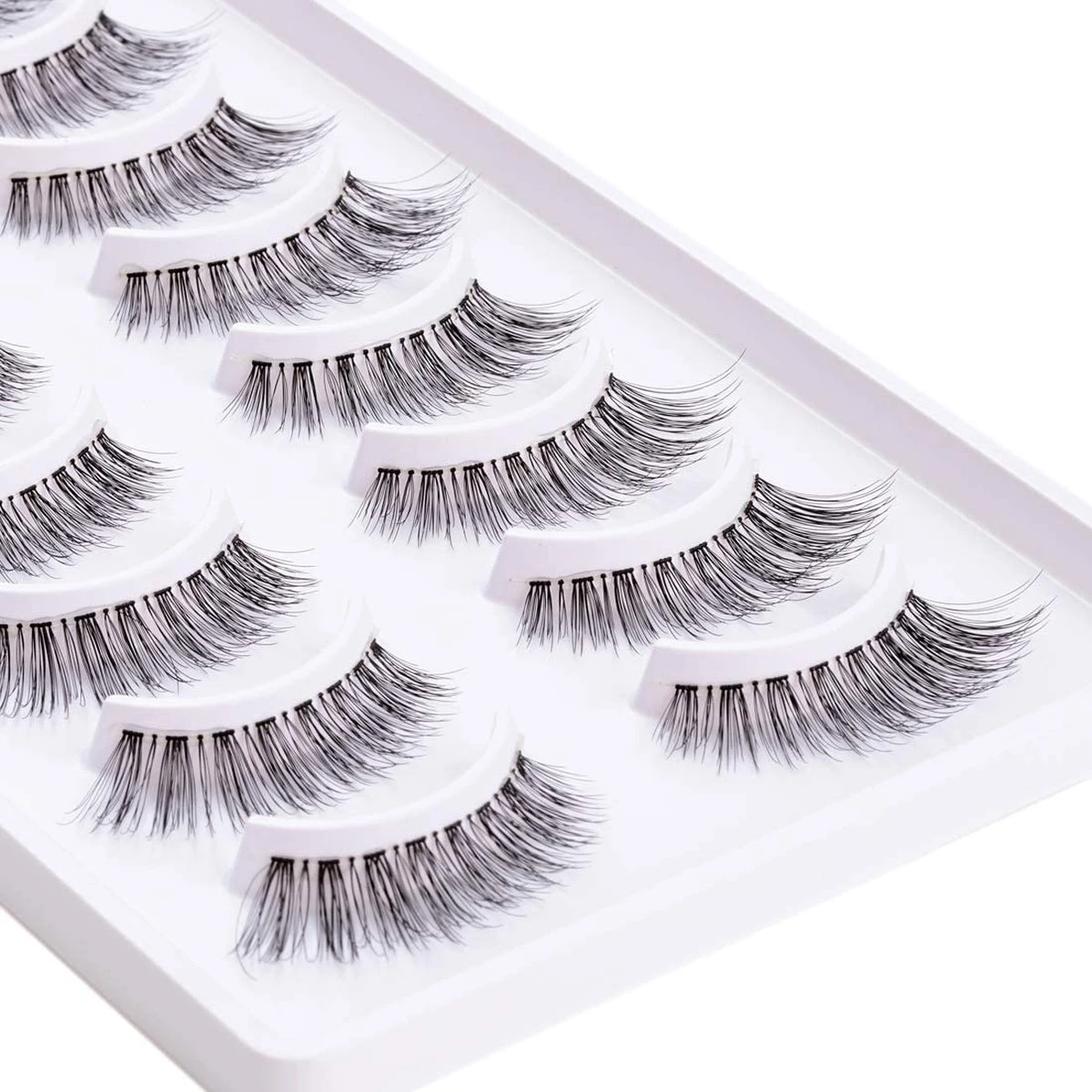 Merkloos 10 Paar - 3D Valse Wimpers - Fake Lashes - Natuurlijke Uitziend Kunstwimpers - Voor Make-Up Eyelashes 1 Merkloos 10 Paar - 3D Valse Wimpers - Fake Lashes - Natuurlijke Uitziend Kunstwimpers - Voor Make-Up Eyelashes