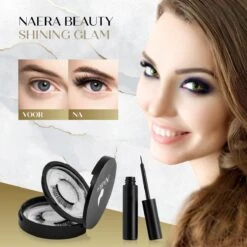 Naera Magnetische Wimpers Set - Inclusief Wimperzetter, Wimperhouder, Wimperschaar En 3 Flesjes Waterproof Eyeliner - 30 Keer Herbruikbaar - 12 Paar -Cosmetica winkel 1200x1200 403