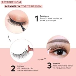 Hoge Korting - VERLUXX© - 'Quality Over Quantity' - 3D Magnetische Wimpers Incl. 1+1 GRATIS Geïoniseerde Waterproof Eyeliner & Pincet, Fake Lashes, Nepwimpers, Magnetic Lashes, Herbruikbare Realistic Wimpers 31 Hoge Korting - VERLUXX© - 'Quality Over Quantity' - 3D Magnetische Wimpers Incl. 1+1 GRATIS Geïoniseerde Waterproof Eyeliner & Pincet, Fake Lashes, Nepwimpers, Magnetic Lashes, Herbruikbare Realistic Wimpers -Cosmetica winkel 1200x1200 455
