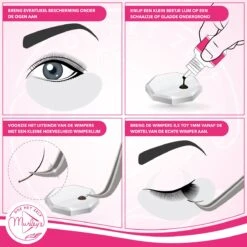 MURLEY'S Wimperlijm- Wimperextensions Lijm - Lash Glue - Zwart - Eenmalig Aanbrengen Voor Wekenlang Plezier - Perfecte Wimpers -Cosmetica winkel 1200x1200 82