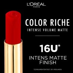 L'Oréal Paris - Color Riche Intense Volume Matte Lippenstift - 640 Le Nude Independant -Cosmetica winkel 1200x1200 851