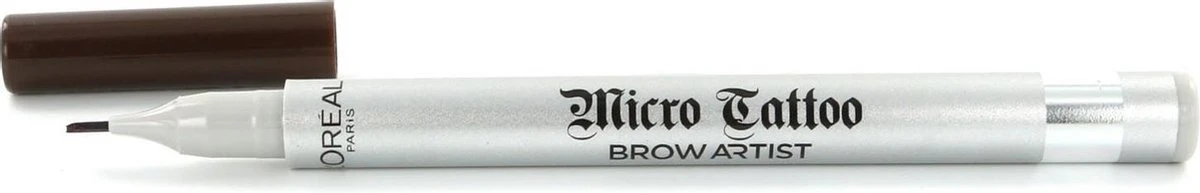 L'Oréal Brow Artist Micro Tattoo Wenkbrauwpotlood - 108 Warm Brunette 1 L'Oréal Brow Artist Micro Tattoo Wenkbrauwpotlood - 108 Warm Brunette