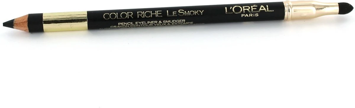L’Oréal Paris Color Riche Le Smoky - 201 Black Velourt - Oogpotlood 5 L’Oréal Paris Color Riche Le Smoky - 201 Black Velourt - Oogpotlood - Afbeelding 5