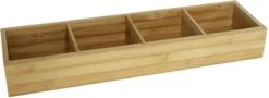 Gerim - Make-up Sorteer Organizer 4-vaks Bakje 44 X 10 X 6 Cm Bamboe 5 Gerim - Make-up Sorteer Organizer 4-vaks Bakje 44 X 10 X 6 Cm Bamboe -Cosmetica winkel 1200x438
