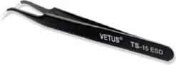 Vetus - Wimper Pincetten Set (2 Stuks) - Zwart - Tweezers - Pincetset - Wimperextensions - ESD-12 - ESD-15 -Cosmetica winkel 1200x449