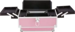 AREBOS Cosmeticakoffer Beauty Case Multikoffer 15 L Roze -Cosmetica winkel 1200x517 1