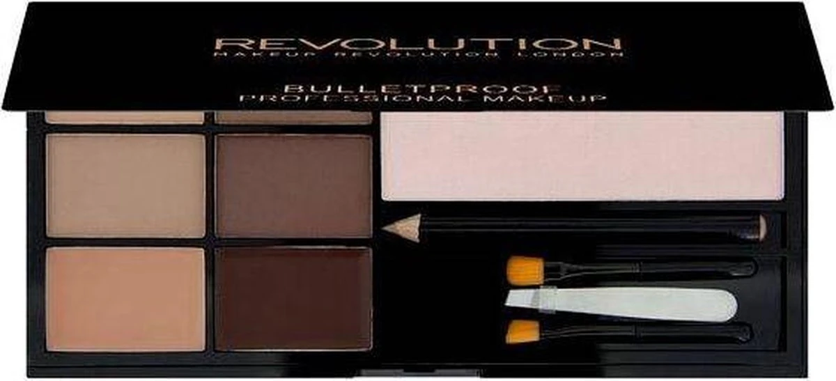 Makeup Revolution Ultra Brow The Ultimate Brow Enhancing Kit - Fair To Medium 2 Makeup Revolution Ultra Brow The Ultimate Brow Enhancing Kit - Fair To Medium - Afbeelding 2