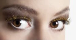 Smiffys BOLAND BV - Nep Wimpers Met Goudkleurige Glitters -Cosmetica winkel 1200x626 1