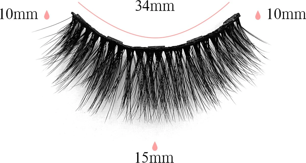 Hoge Korting - VERLUXX© - 'Quality Over Quantity' - 3D Magnetische Wimpers Incl. 1+1 GRATIS Geïoniseerde Waterproof Eyeliner & Pincet, Fake Lashes, Nepwimpers, Magnetic Lashes, Herbruikbare Realistic Wimpers 9 Hoge Korting - VERLUXX© - 'Quality Over Quantity' - 3D Magnetische Wimpers Incl. 1+1 GRATIS Geïoniseerde Waterproof Eyeliner & Pincet, Fake Lashes, Nepwimpers, Magnetic Lashes, Herbruikbare Realistic Wimpers - Afbeelding 9
